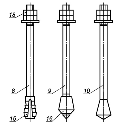 Болты фундаментные ГОСТ 24379.1-80 с коническим концом